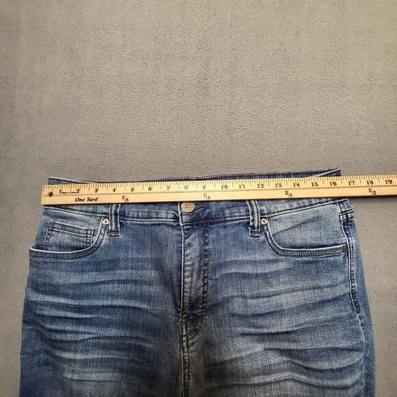 Kut From the Kloth Womens 12 Fab Ab Baby Boot Cut Stretch Jeans Distressed Denim - Picture 9 of 11